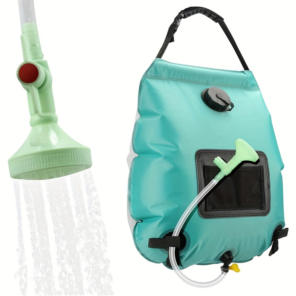 SunnyFlow Solar-Dusche Sack – Funktional, Auslaufsicher und Mit Temperaturmesser