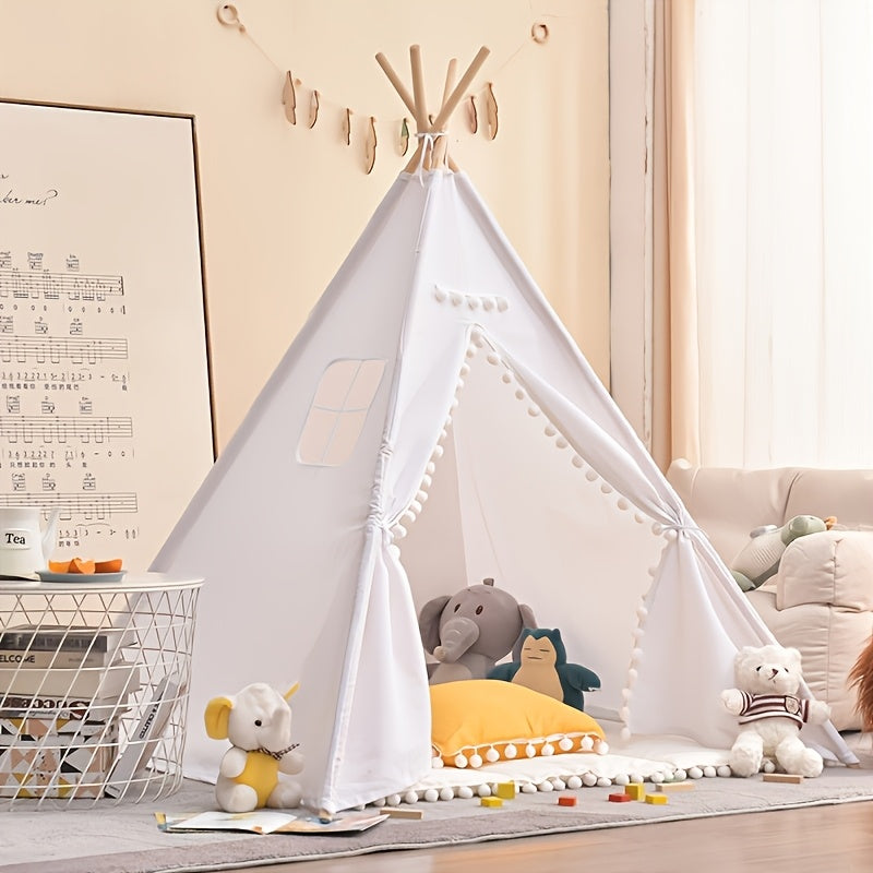 KiddieTipi Multifunktionales Tipi Zelt – Weiche Zelte für drinnen sowie draußen