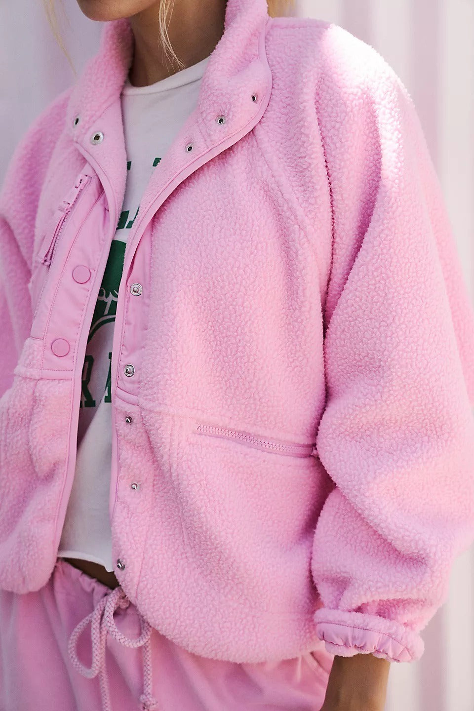 Jacke in Braun mit Stehkragen