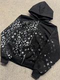 Hoodie mit Druck in Schwarz