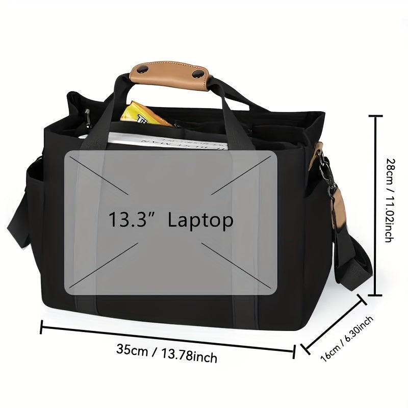 ComfortCarry Damen Tote Tasche – leicht mit Abnehmbarem Band und Viel Stauraum