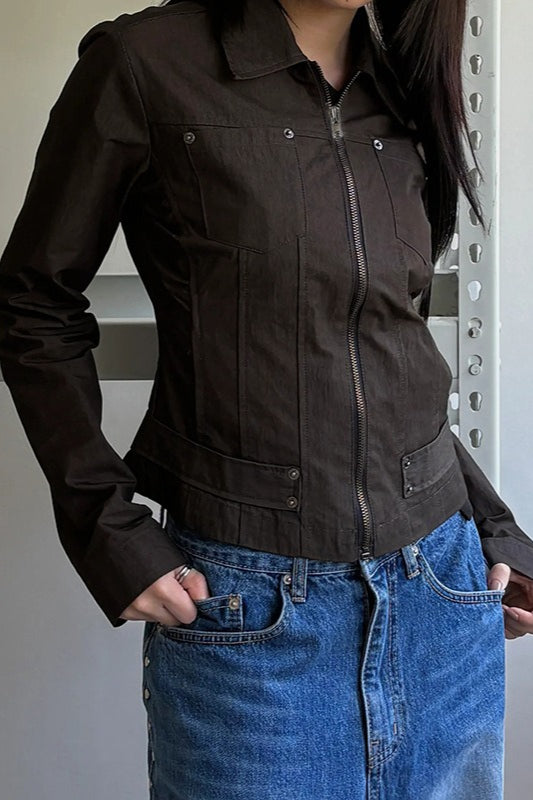 Jacke mit Reißverschluss