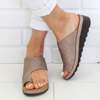 Komfortable Plattform Zehen-Trennsandalen: Sommer-Essential