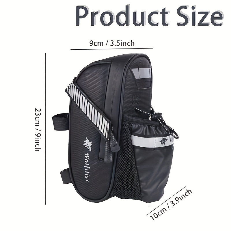 RideSafe Fahrradtasche – Groß, Reflektierend und Funktional für Unter dem Sattel