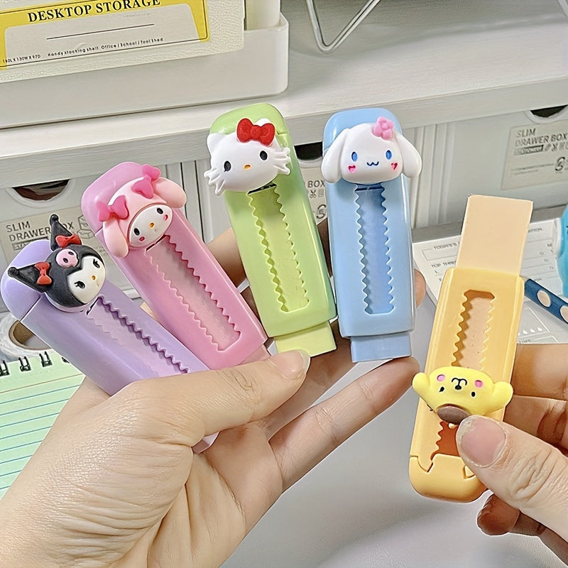 Sanrio Figuren Radiergummi Set – Für Lustige sowie Präzise Korrekturen