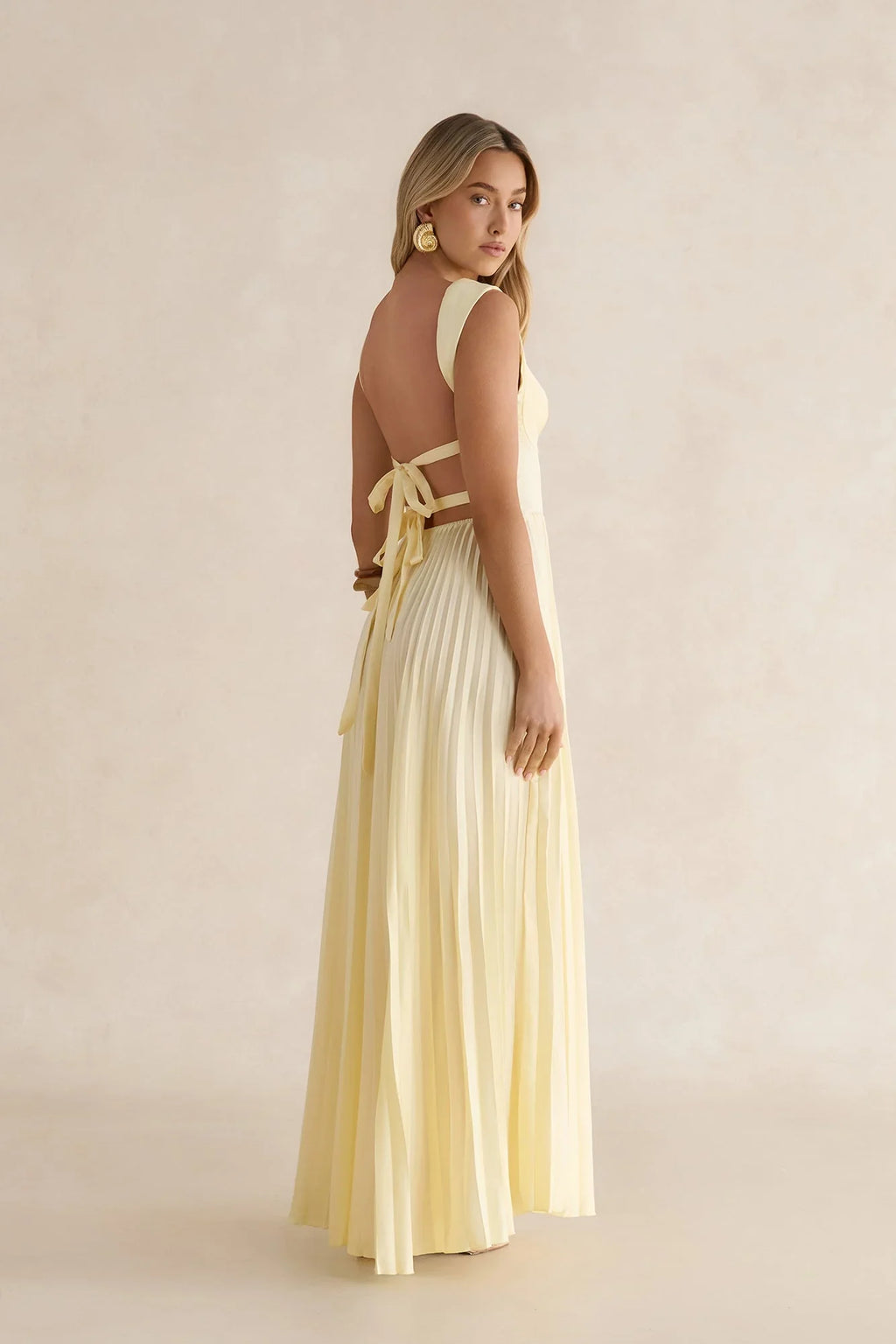 Song – Maxikleid mit Falten
