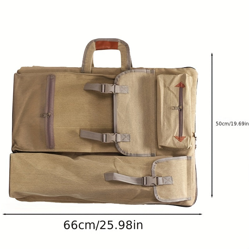 Canvas Zeichenbrett Rucksack – Funktional, Langlebig und Einfach Mitnehmbar
