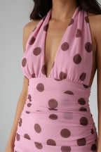 Polka – Maxikleid mit Punktemuster