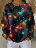 Weihnachts-Pullover mit Laternen und gemütlichem Flair