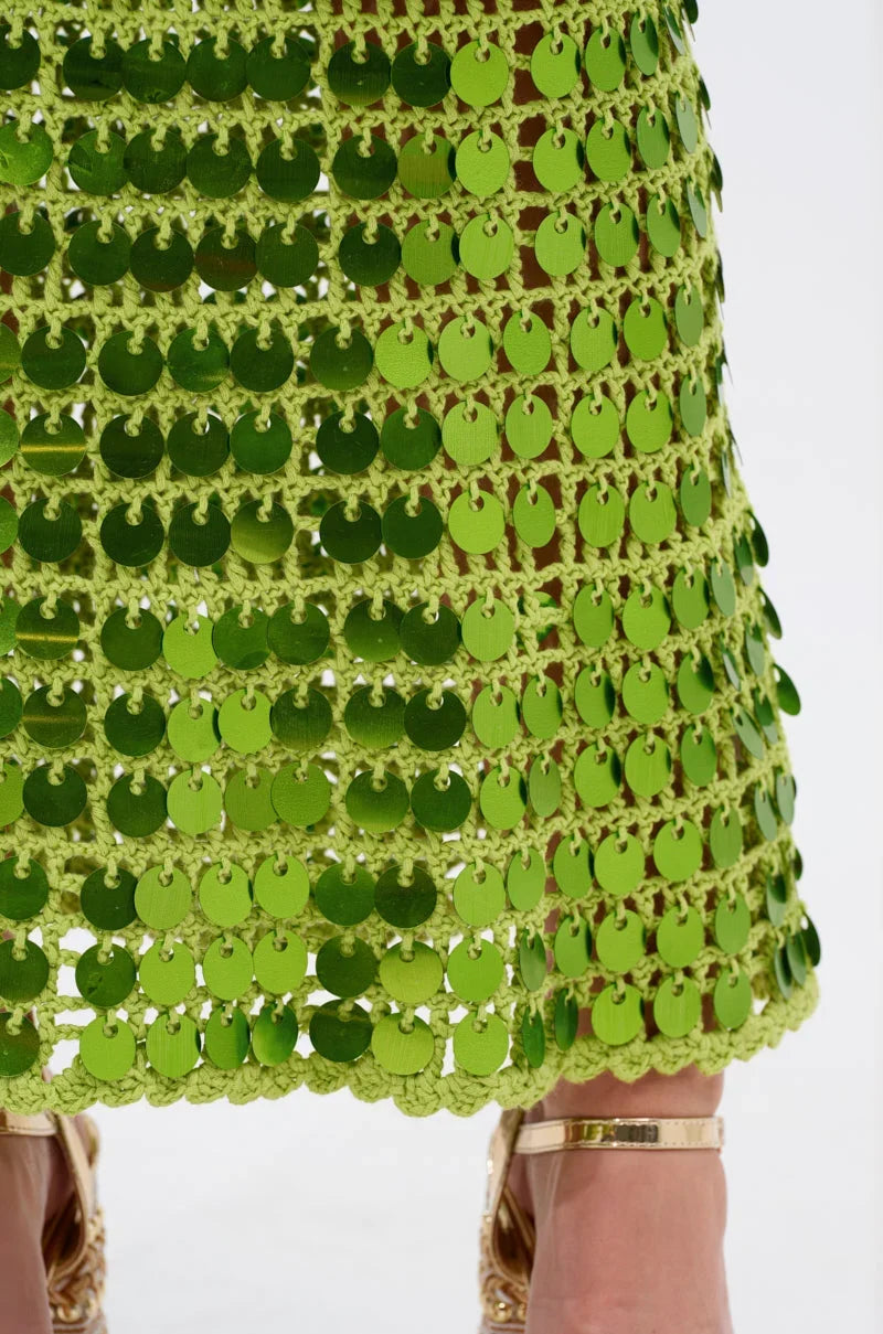 Damen Maxikleid mit Pailletten