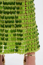 Damen Maxikleid mit Pailletten