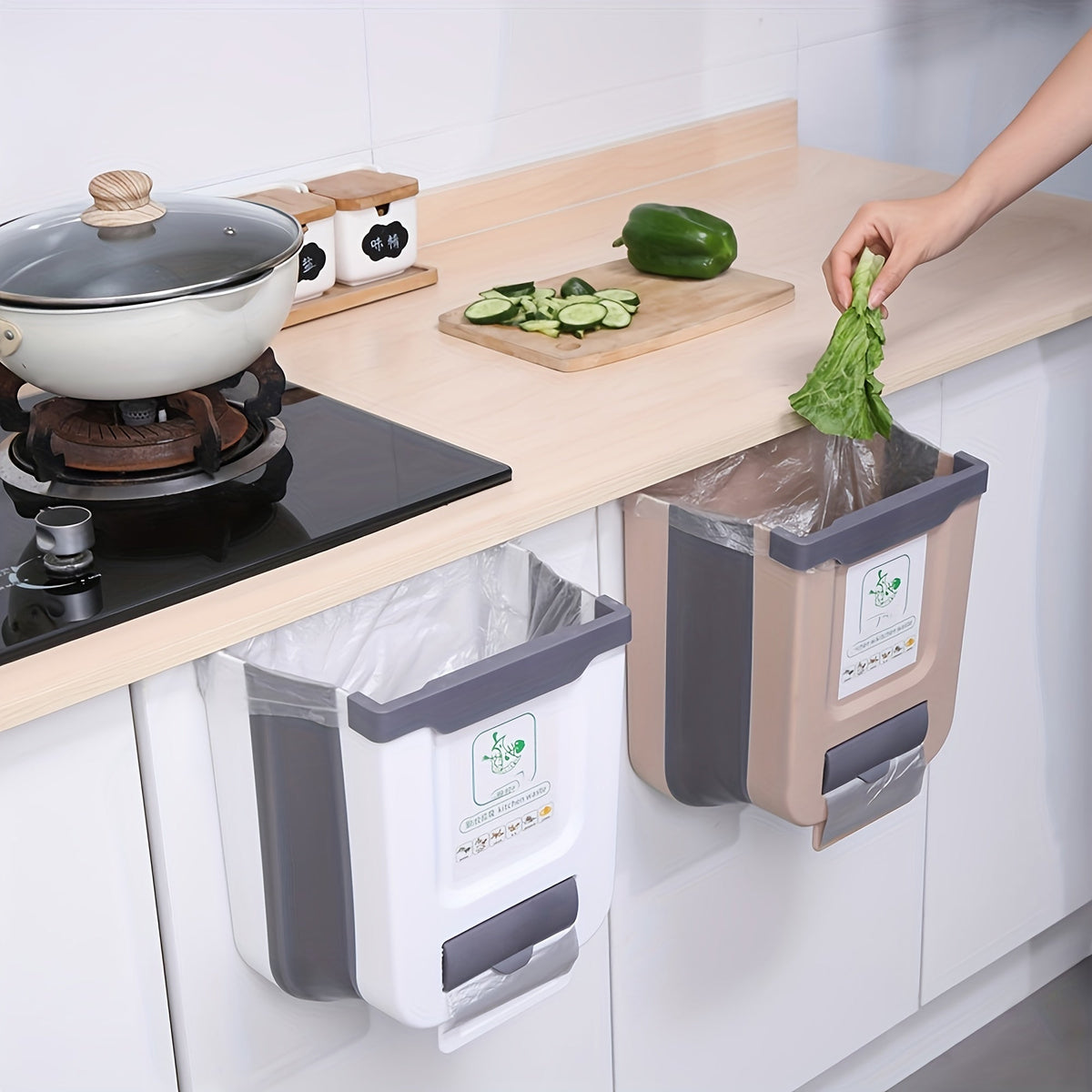 Faltbarer Küchenmülleimer – Ideal für smartes Abfallmanagement in jeder Küche