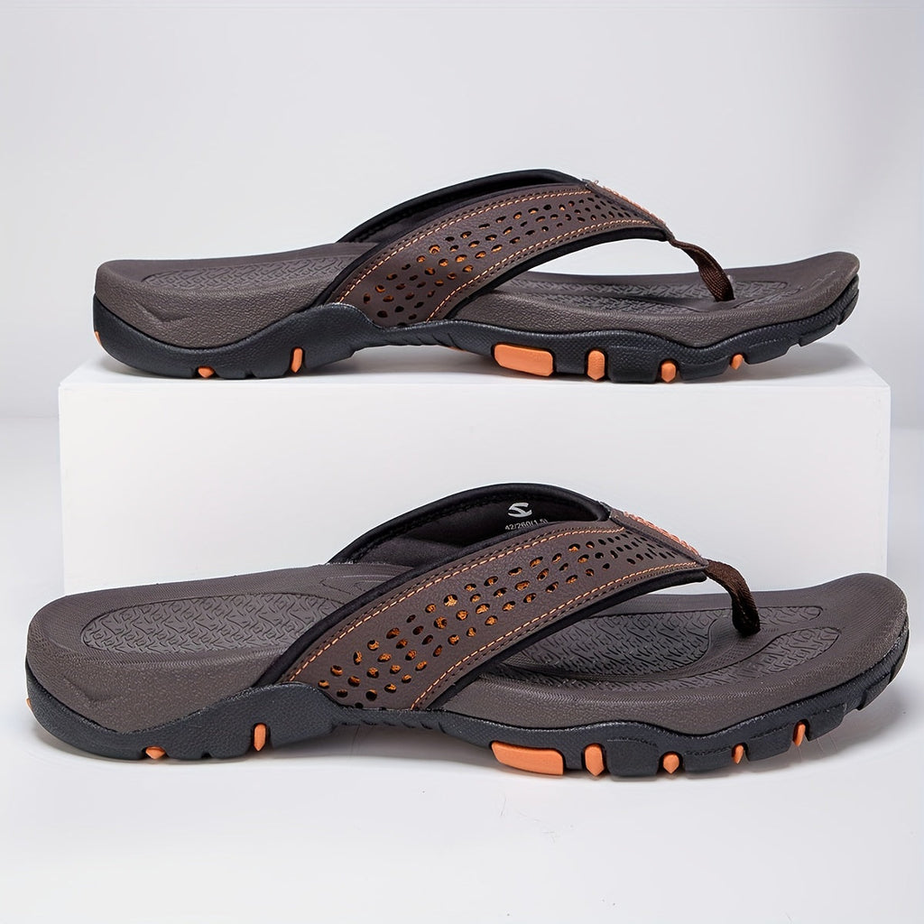 Bequeme sowie Nachhaltige Herren Slipper Sandalen – Mit EVA Polsterung und Rutschfester TPR Sohle
