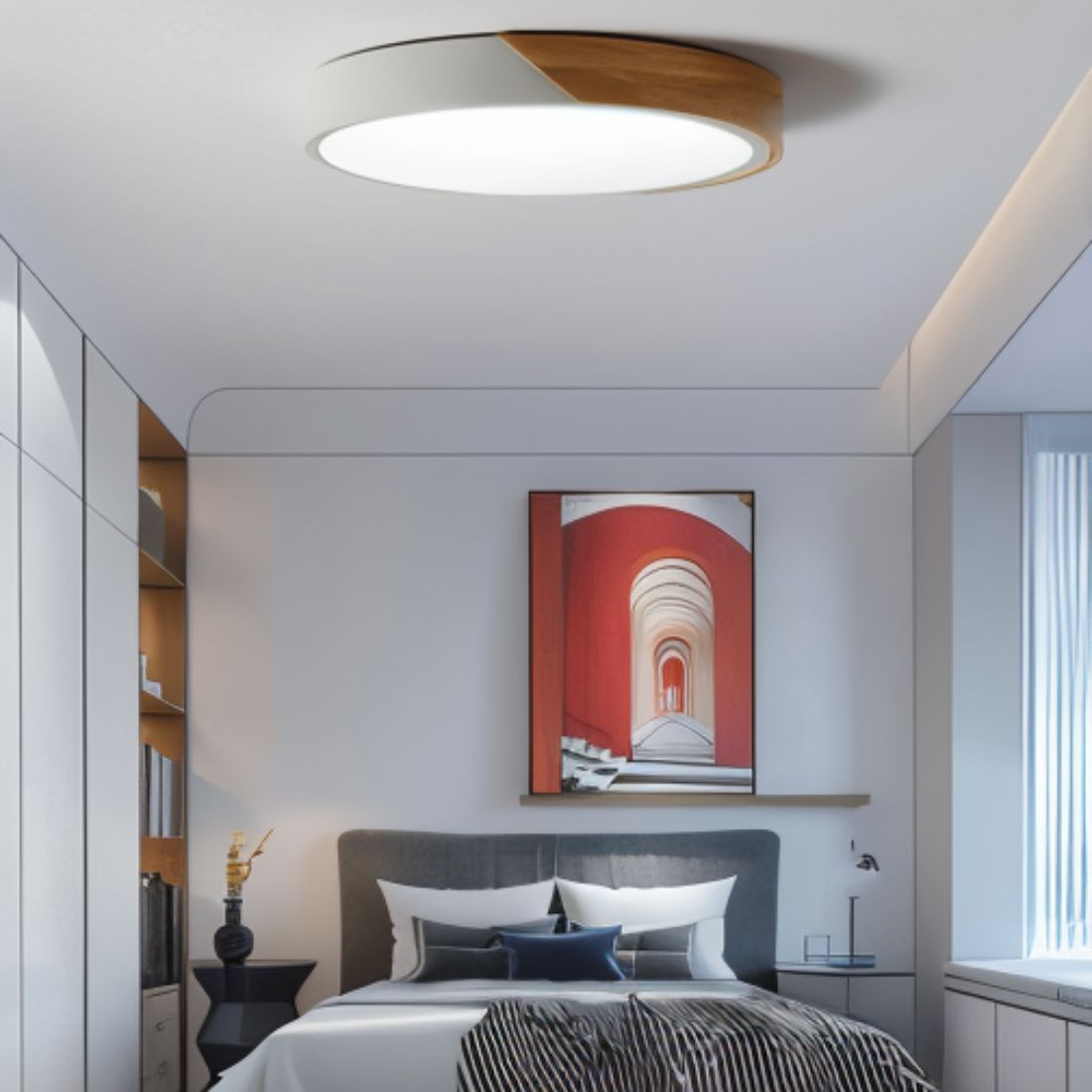 Moderne LED Deckenleuchte – Minimalistische Beleuchtung für dein Interieur