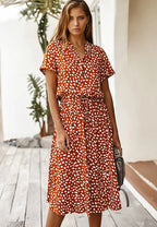 Daniella Midi Kleid – Elegant sowie Leicht für Sonnige Momente