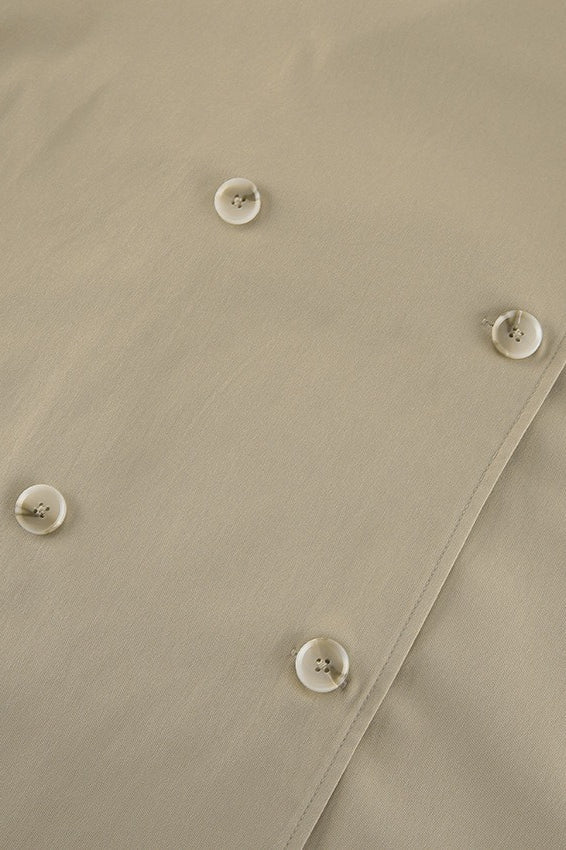 Gürtel im Vintage-Stil in Khaki mit Reverskragen