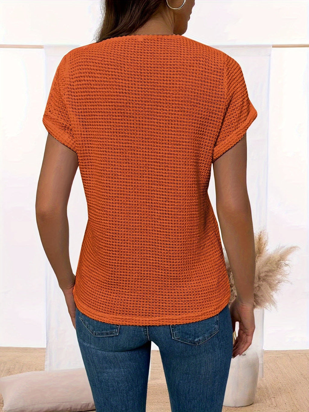 Damen Lässig T-Shirt mit Spitze - Komfort und Eleganz