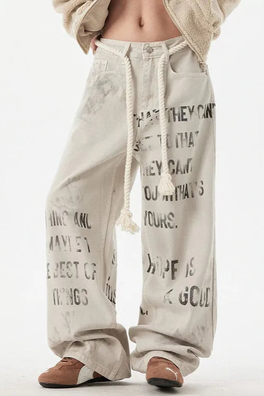 Jeans mit Denim in Aprikose