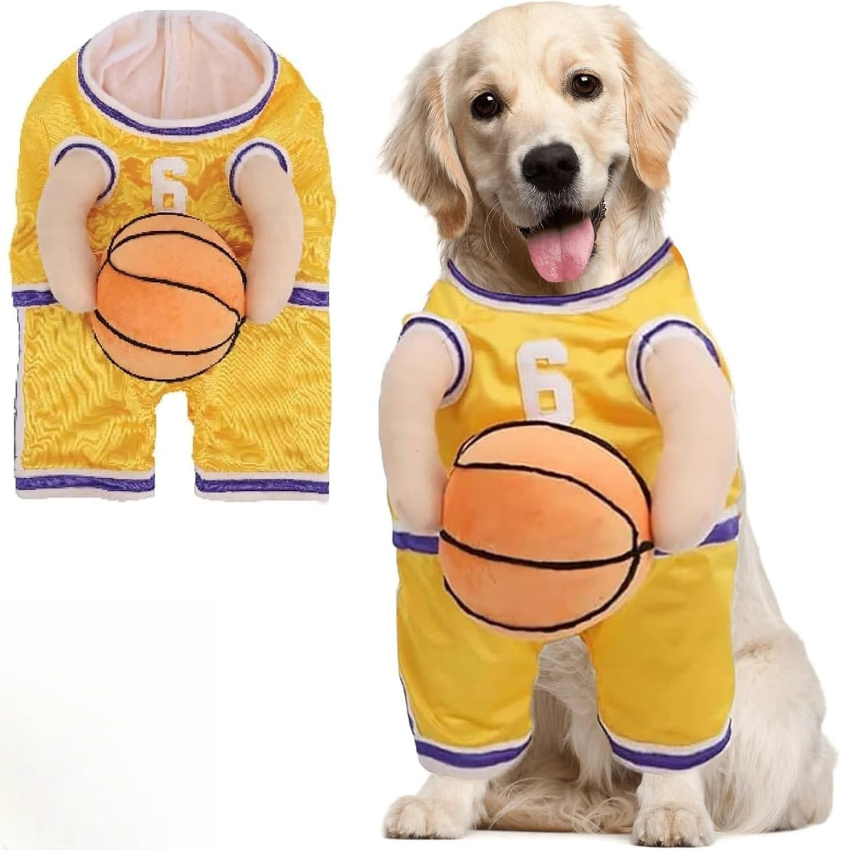 Basketball Hundekostüm – Ideal für süße sportliche Momente