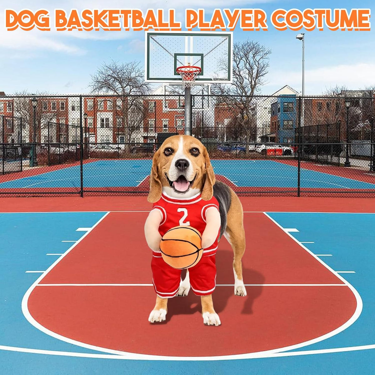 Basketball Hundekostüm – Ideal für süße sportliche Momente