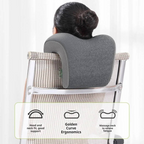 Ergonomisches Kopf- und Nackenstützkissen – Bequem Arbeiten und Entspannen