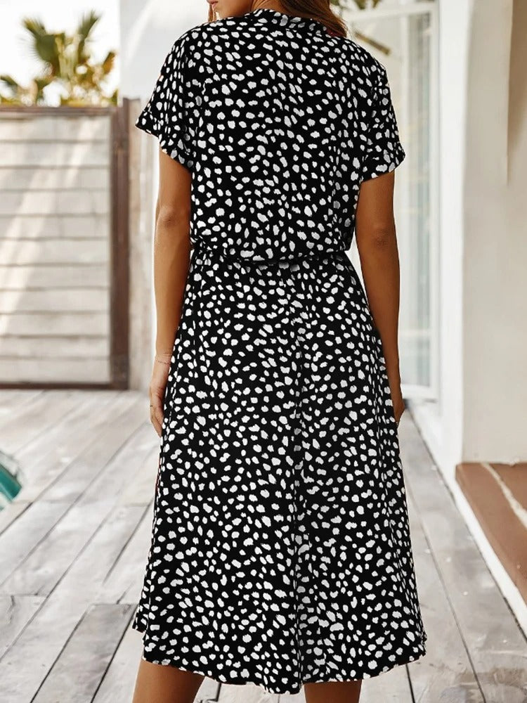 Daniella Midi Kleid – Elegant sowie Leicht für Sonnige Momente