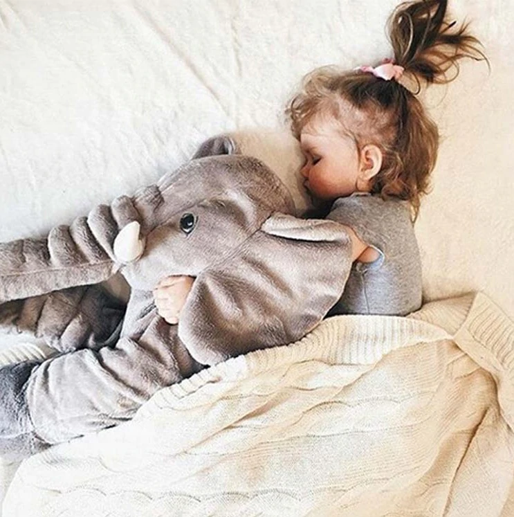 Elephant Snuggle Baby Kissen – Weich, Kuschelig und Bequem