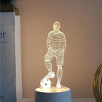 Fußballer 3D-Lampe – Ideal für eine sportliche Atmosphäre