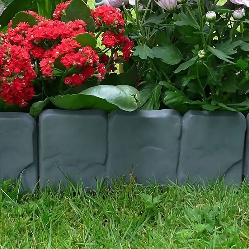 Steinlook Gartenrand Set – Funktional und Dekorativ
