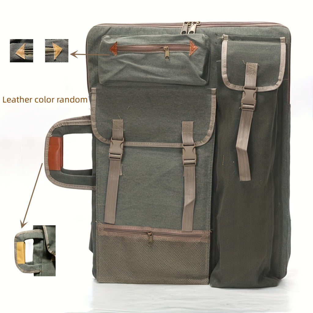 Canvas Zeichenbrett Rucksack – Funktional, Langlebig und Einfach Mitnehmbar