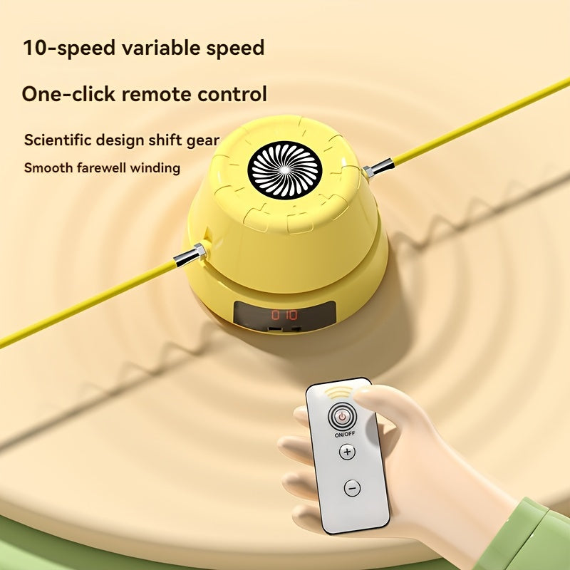 JumpSmart Elektronisches Springseil – Drahtlos mit Digitalzähler sowie Fernbedienung