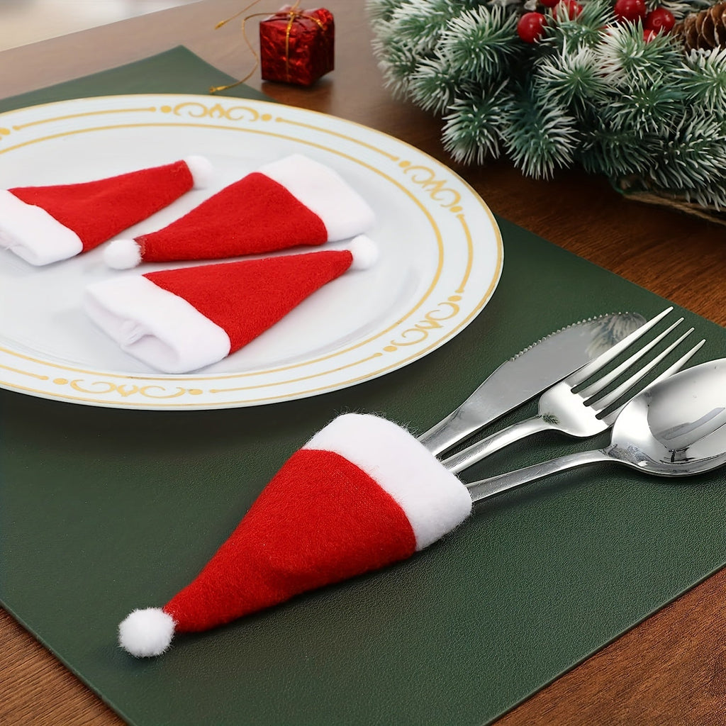 Weihnachtsmann-Hüllen Set – Ideal für einen festlichen Tisch