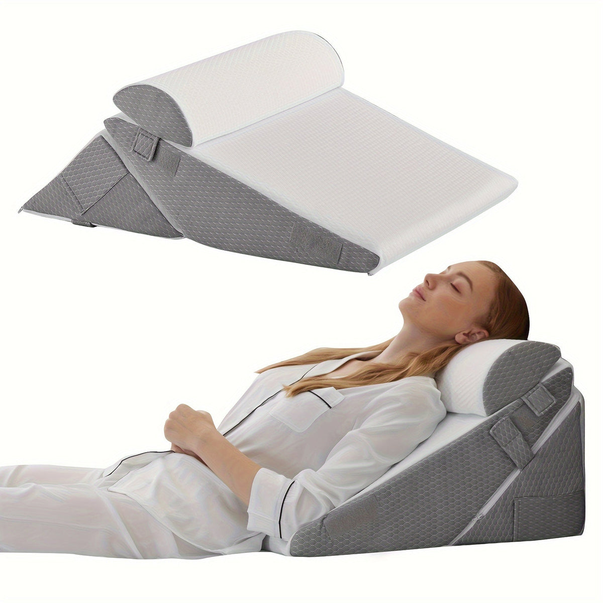 RelaxPlus Verstellbares Bett-Winkelkissen – Komfort sowie Unterstützung bei der Genesung
