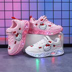 Leuchtende Hello Kitty Sneakers – Atmungsaktive sowie Gepolsterte Spaßschuhe