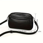 Klassisch Schicke Leder Crossbody – Klassisch und Funktional