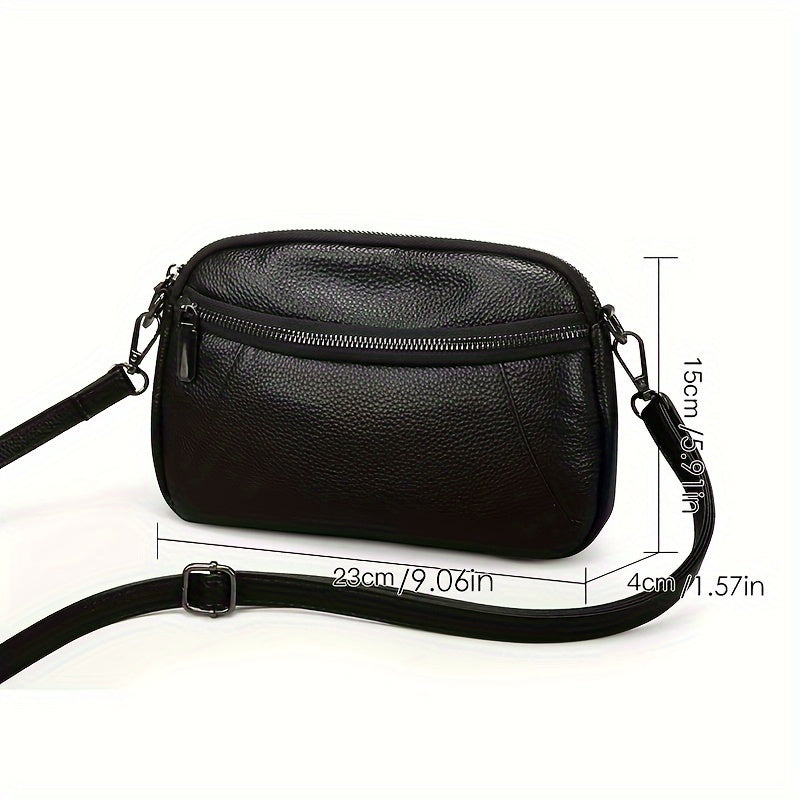 Klassisch Schicke Leder Crossbody – Klassisch und Funktional