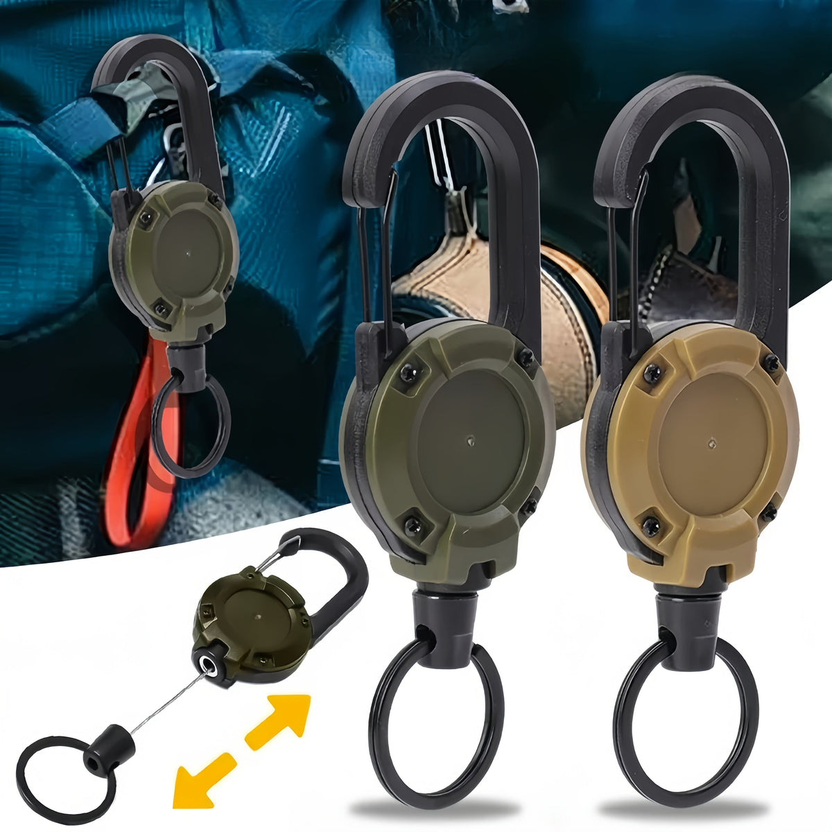 FlexGrip Taktischer Schlüsselanhänger – Sicher und Funktional