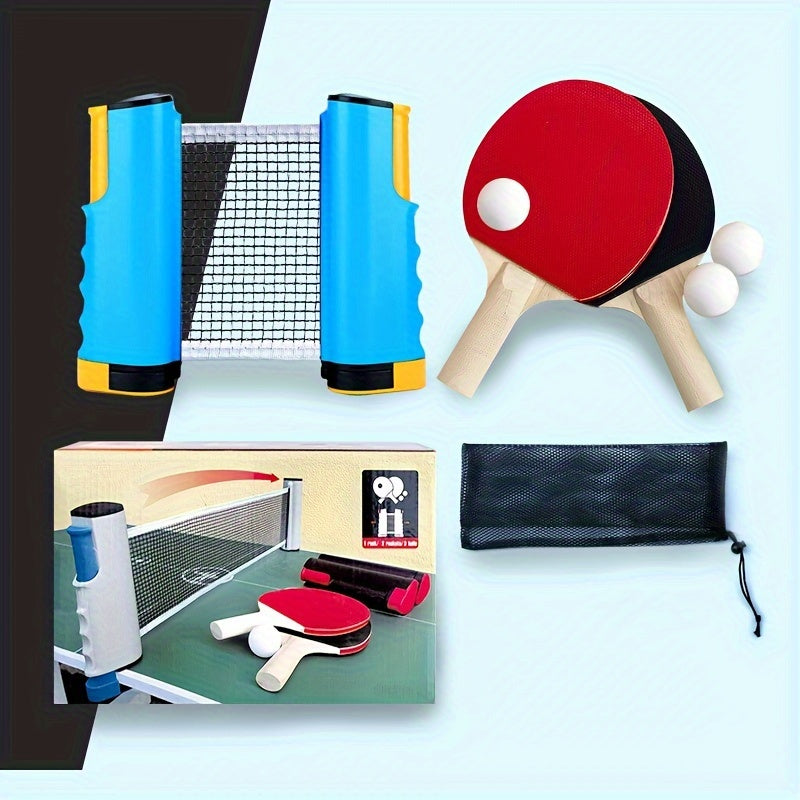 Tragbares Tischtennis-Set – Ideal für drinnen sowie draußen