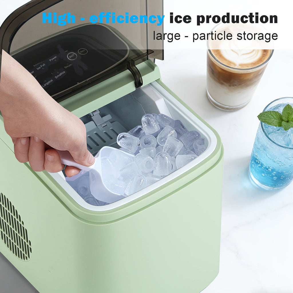 Selbstreinigende Eiswürfelmaschine mit Zwei Eiswürfelformaten für den Alltag