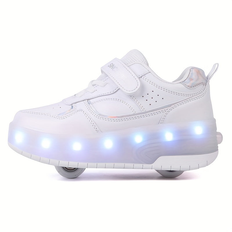 FlashRider Leuchtende Rollschuh-Sneakers – Ideal für Kinder mit Lichterspektakel