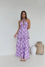 Lover – Maxikleid mit Neckholder und Cut-outs