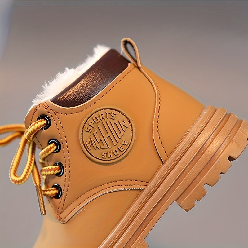 Modisch Fleece Stiefel für Jungen - Warm und Wasserdicht