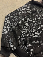 Hoodie mit Druck in Schwarz