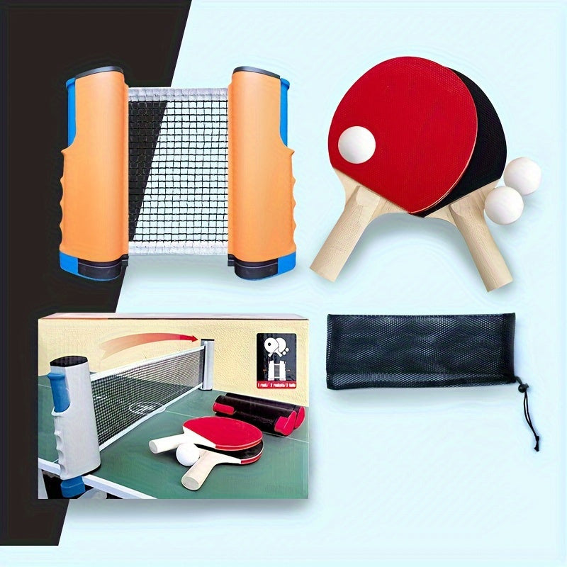 Tragbares Tischtennis-Set – Ideal für drinnen sowie draußen