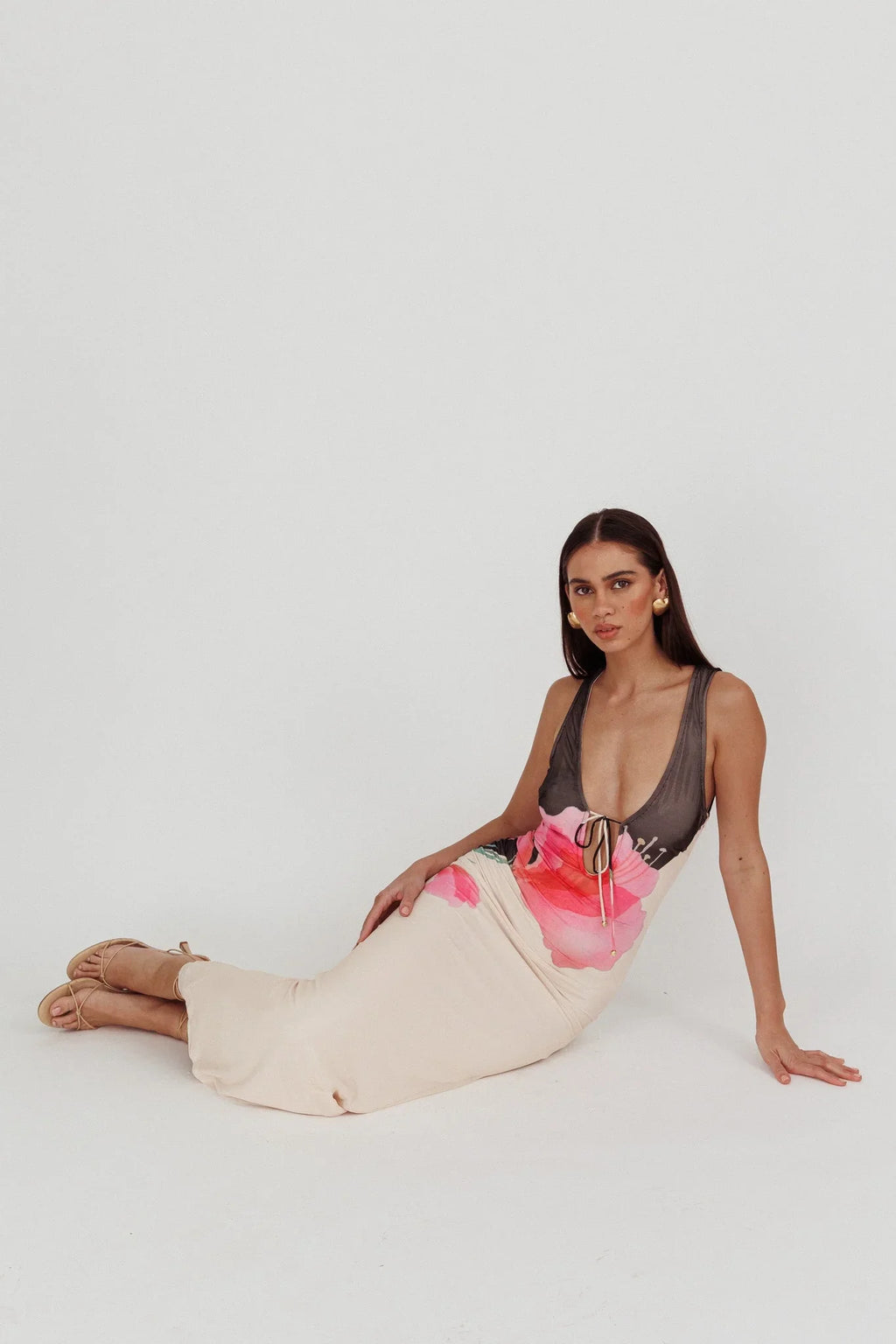Cinders – Maxikleid mit Blumenmuster