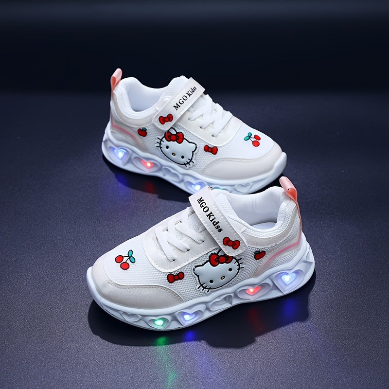 Leuchtende Hello Kitty Sneakers – Atmungsaktive sowie Gepolsterte Spaßschuhe