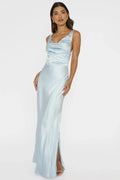 Sitara – Satin-Maxikleid