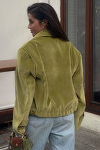 Jacke in Grün