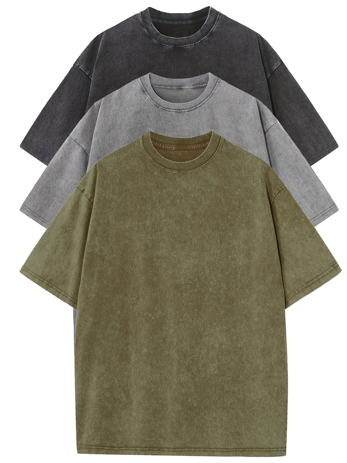 Entspannte Herren T-Shirts 3er-Pack – Weicher sowie Nachhaltiger Tragekomfort