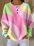 Pullover mit abstraktem geometrischem Muster